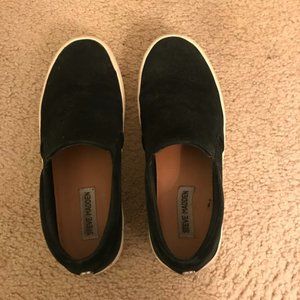 Steve Madden Gills Slip On Black Platform Sneaker Size 7.5